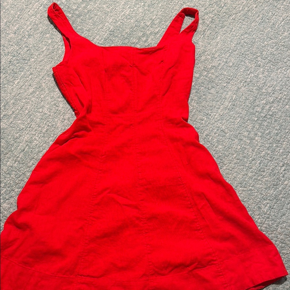 Elegant Red Women's Dress